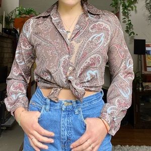Silky paisley Alice Stuart button up